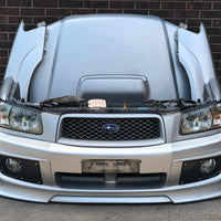 JDM Subaru Forester Cross Sport Front End Conversion Bumper Lip Headlights Fenders Hood Grille Fogs 2003-2005 SG5 | Front End Conversion | Cross Sport Front end, Forester JDM Front End, freeshipping, SG5 Front Nose Cut, Subaru Forester Jdm Front end, Subaru SG5 Front end | 1999