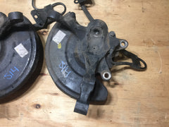 JDM NISSAN SILVIA S14 FRONT KNUCKLE SPINDLE HUB LEFT AND RIGHT W/ABS OEM Genuine