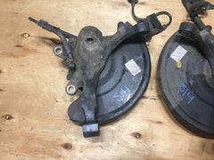 JDM NISSAN SILVIA S14 FRONT KNUCKLE SPINDLE HUB LEFT AND RIGHT W/ABS OEM Genuine