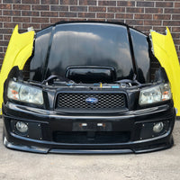 JDM Subaru Forester Cross Sport Front End Conversion Bumper Lip Headlights Fenders Hood Grille Fogs 2003-2005 SG5 | Front End Conversion | Cross Sport Front end, Forester JDM Front End, freeshipping, SG5 Front Nose Cut, Subaru Forester Jdm Front end, Subaru SG5 Front end | 2000