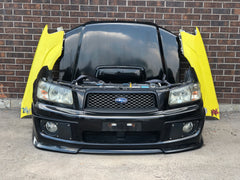 JDM Subaru Forester Cross Sport Front End Conversion Bumper Lip Headlights Fenders Hood Grille Fogs 2003-2005 SG5