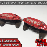 JDM OEM 02-07 Subaru Impreza WRX Front Calipers 4 Pot Genuine | Calipers | 2 pot, 4 pot, Calipers, Impreza, Red Four pot, sti brakes, Subaru, WRX, wrx 2002, wrx 2003, wrx 2004, wrx 2005, WRX STI | 1094
