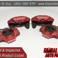 JDM OEM 02-07 Subaru Impreza WRX Front & Rear Brake Calipers 4 & 2 Pot | Calipers | 2 pot, 4 pot, Calipers, Impreza, Red Four pot, sti brakes, Subaru, WRX, wrx 2002, wrx 2003, wrx 2004, wrx 2005, WRX STI | 1093