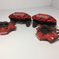 JDM OEM 02-07 Subaru Impreza WRX Front & Rear Brake Calipers 4 & 2 Pot | Calipers | 2 pot, 4 pot, Calipers, Impreza, Red Four pot, sti brakes, Subaru, WRX, wrx 2002, wrx 2003, wrx 2004, wrx 2005, WRX STI | 1093