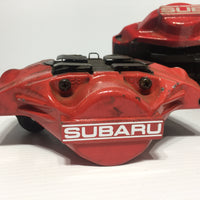 JDM OEM 02-07 Subaru Impreza WRX Front & Rear Brake Calipers 4 & 2 Pot | Calipers | 2 pot, 4 pot, Calipers, Impreza, Red Four pot, sti brakes, Subaru, WRX, wrx 2002, wrx 2003, wrx 2004, wrx 2005, WRX STI | 1093