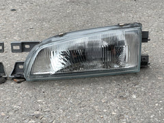 JDM Subaru Impreza GC8 STi GF8 WRX Front CRYSTAL Headlights Head Lamp OEM 1Pairs