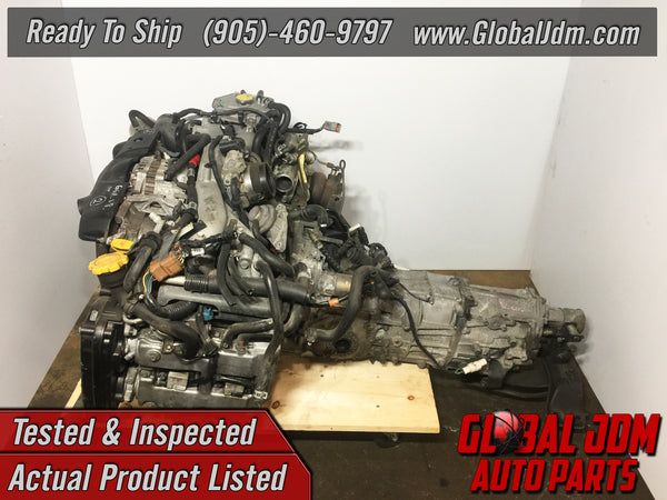 JDM Subaru Impreza WRX EJ205 AVCS Engine 5 Speed Transmission 2002-2005 | Engine & Transmission | 2002-2005, 5Speed, AVCS, EJ205, Engine, Impreza, Subaru, Transmission, Turbo, WRX | 1112