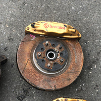 JDM Subaru Impreza WRX STI Gold Front 5X114.3 Brembo Brake Calipers V9 Hubs EJ | Suspension Package | 05-09 Subaru Legacy Spec B, Bilstein, bilstein Strut Assembly, Brembo, brembos, Forester, freeshipping, Impreza, JDM Subaru Legacy Spec B STi, Legacy, Legacy bilstein, Legacy GT Spec B, Spec B, STI, Subaru, Subaru Legacy spec b, WRX, WRX STI | 2025