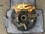 JDM Subaru Impreza WRX STI Gold Front 5X114.3 Brembo Brake Calipers V9 Hubs EJ