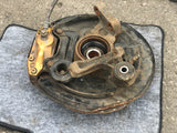 JDM Subaru Impreza WRX STI Gold Front 5X114.3 Brembo Brake Calipers V9 Hubs EJ