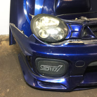 JDM Subaru Impreza Wagon WRX STi Bumper Headlights Fenders Hood Grille Fogs 2002-2003 | Front End Conversion | 2002, 2003, Bugeye, Front Cut, Front End Conversion, Impreza, Nose Cut, STI, Subaru, V7, Wagon, WRX | 1119