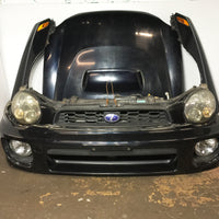 JDM Subaru Impreza Sedan WRX STi Bumper Headlights Fenders Hood Grille Fogs 2002-2003 | Front End Conversion | 2002, 2003, Bugeye, Front Cut, Front End Conversion, Impreza, Nose Cut, STI, Subaru, V7, Wagon, WRX | 1120
