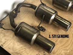 JDM Subaru Legacy Exhaust Muffler 2005 2006 2007 2008 2009 Racing / Performance STI GENOME