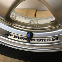 JDM 16" Work Meister S1 Wheels Rims 4x100 54.1 16x7JJ 16x8JJ +25 +27 | Wheels and Rims | JDM 16" Work Meister S1 Wheels Rims 4x100 16x7JJ 16x8JJ +25 +27 DC2 MX5 EG6 EK9 | 1469