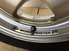 JDM 16" Work Meister S1 Wheels Rims 4x100 54.1 16x7JJ 16x8JJ +25 +27