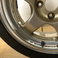 JDM 16" Work Meister S1 Wheels Rims 4x100 54.1 16x7JJ 16x8JJ +25 +27