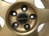 JDM 17" SUBARU RAYS 17x7JJ +55 5x100 RIMS GOLD FORGED MONOBLOCK GC8 RA 215/45 RZ17 | Wheels and Rims | +55, 17 Inch, 17", 5x100, Impreza, Rays, STI, Subaru, WRX, wrx 2004, wrx 2005, WRX STI | 1470