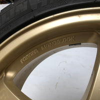JDM 17" SUBARU RAYS 17x7JJ +55 5x100 RIMS GOLD FORGED MONOBLOCK GC8 RA 215/45 RZ17 | Wheels and Rims | +55, 17 Inch, 17", 5x100, Impreza, Rays, STI, Subaru, WRX, wrx 2004, wrx 2005, WRX STI | 1470