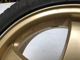 JDM 17" SUBARU RAYS 17x7JJ +55 5x100 RIMS GOLD FORGED MONOBLOCK GC8 RA 215/45 RZ17 | Wheels and Rims | +55, 17 Inch, 17", 5x100, Impreza, Rays, STI, Subaru, WRX, wrx 2004, wrx 2005, WRX STI | 1470