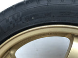 JDM 17" SUBARU RAYS 17x7JJ +55 5x100 RIMS GOLD FORGED MONOBLOCK GC8 RA 215/45 RZ17