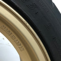 JDM 17" SUBARU RAYS 17x7JJ +55 5x100 RIMS GOLD FORGED MONOBLOCK GC8 RA 215/45 RZ17