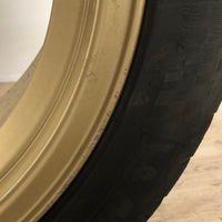 JDM 17" SUBARU RAYS 17x7JJ +55 5x100 RIMS GOLD FORGED MONOBLOCK GC8 RA 215/45 RZ17