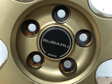 JDM 17" SUBARU RAYS 17x7JJ +55 5x100 RIMS GOLD FORGED MONOBLOCK GC8 RA 215/45 RZ17