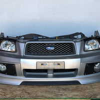 JDM Subaru Forester Bumper Lip Headlights Fenders Hood Grille Fogs 2003-2005 SG5 | Front End Conversion | 2003-2005, Carbon Fiber, Cross Sport, Cross Sport Lip, Forester, hid, SG5, Subaru | 1223