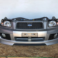 JDM Subaru Forester Bumper Lip Headlights Fenders Hood Grille Fogs 2003-2005 SG5 | Front End Conversion | 2003-2005, Carbon Fiber, Cross Sport, Cross Sport Lip, Forester, hid, SG5, Subaru | 1223