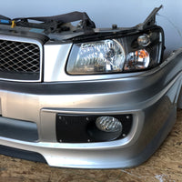 JDM Subaru Forester Bumper Lip Headlights Fenders Hood Grille Fogs 2003-2005 SG5 | Front End Conversion | 2003-2005, Carbon Fiber, Cross Sport, Cross Sport Lip, Forester, hid, SG5, Subaru | 1223