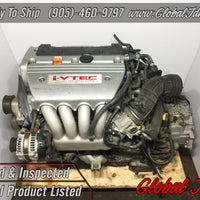 JDM Honda Acura K24A Type S Engine 2.4L DOHC I-VTEC Motor RBB Head & Automatic Transmission | Engine | 2.4L, Accord, Acura, acura tsx, DOHC, Honda, Honda Accord, RBB, TSX, TYPE S | 1148