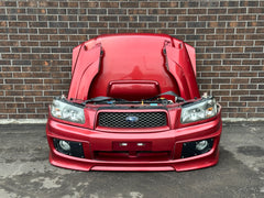 JDM Subaru Forester Cross Sport Front End Conversion Bumper Lip Headlights Fenders hood Grille Fogs 2003-2005 SG5