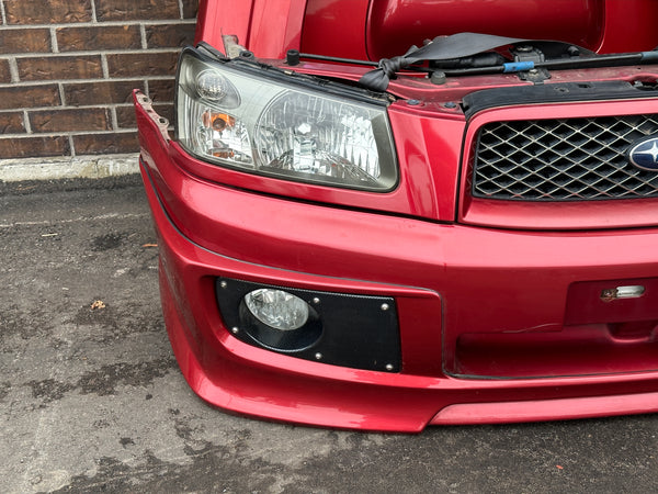 JDM Subaru Forester Cross Sport Front End Conversion Bumper Lip Headlights Fenders hood Grille Fogs 2003-2005 SG5 | Front End Conversion | Cross Sport Front end, Forester JDM Front End, freeshipping, SG5 Front Nose Cut, Subaru Forester Jdm Front end, Subaru SG5 Front end | 2537