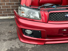 JDM Subaru Forester Cross Sport Front End Conversion Bumper Lip Headlights Fenders hood Grille Fogs 2003-2005 SG5