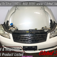 JDM Infiniti M35 M45 Bumper Headlights Fenders Hood Grille 2008-2010 Nissan Fuga | Front End Conversion | Fuga, Infiniti, Infiniti M35, M35, m35 bumper, m35 fenders, m35 headlights, m35 hood, M45, Nissan, Nissan Fuga | 1153