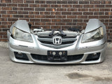 JDM Honda Legend Acura RL Nose Cut Fog Lights Bumper Lip Headlight Grille 2005-2008 | Front End Conversion | Acura RL, Honda Legend, used front | 2065