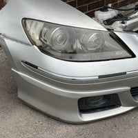 JDM Honda Legend Acura RL Nose Cut Fog Lights Bumper Lip Headlight Grille 2005-2008 | Front End Conversion | Acura RL, Honda Legend, used front | 2065