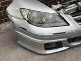 JDM Honda Legend Acura RL Nose Cut Fog Lights Bumper Lip Headlight Grille 2005-2008 | Front End Conversion | Acura RL, Honda Legend, used front | 2065