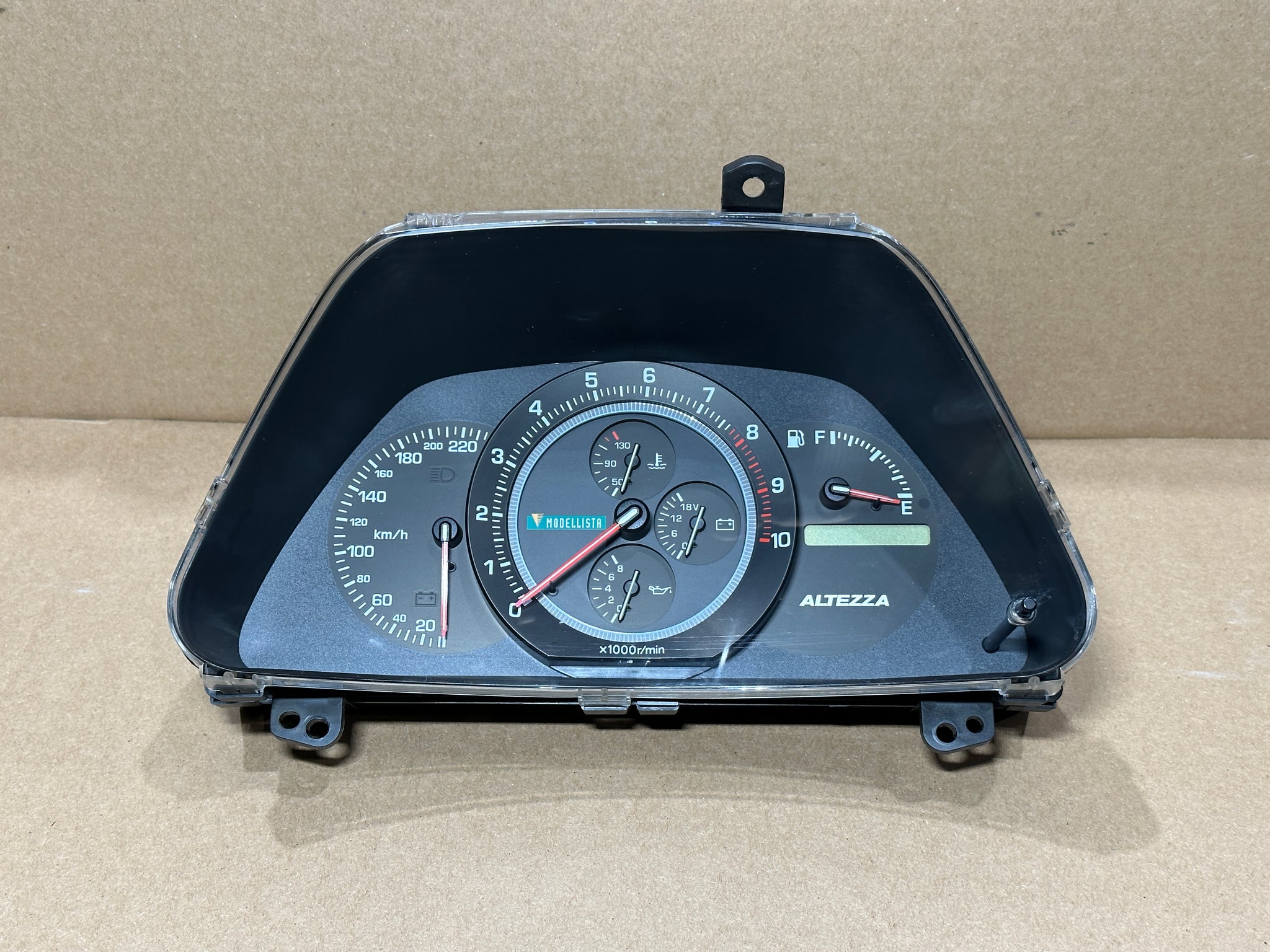 Dm Rpm Cluster 2538 | JDM Modellista Lexus Is300 Toyota Altezza SXE10 M/T Gauge ...
