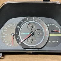 JDM Modellista Lexus Is300 Toyota Altezza SXE10 M/T Gauge Cluster Speedometer 220km | Cluster | Altezza cluster, cluster IS300, jdm cluster | 2538