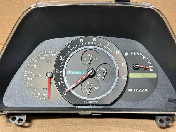 JDM Modellista Lexus Is300 Toyota Altezza SXE10 M/T Gauge Cluster Speedometer 220km