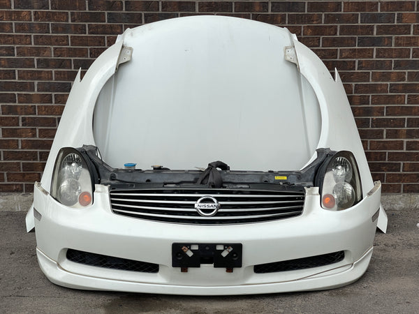 JDM Infiniti G35 Coupe Bumper Headlights Fender Hood Grille 2003-2004 Coupe 2-DR | Front End Conversion | freeshipping, G35, g35 coupe, g35 front end conversion, infiniti g35 | 2070