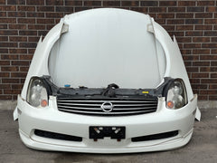 JDM Infiniti G35 Coupe Bumper Headlights Fender Hood Grille 2003-2004 Coupe 2-DR