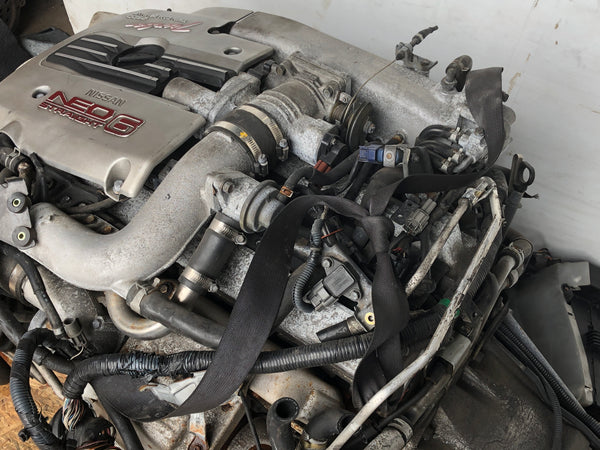 JDM Nissan Skyline GTT R34 RB25DET NEO 2.5L Turbo Engine Automatic Gearbox AT | Engine | GTT R34, NEO Turbo, Nissan, Nissan R34, R34, R34 Neo, RB25DET, Skyline GTT Turbo, tested | 1501