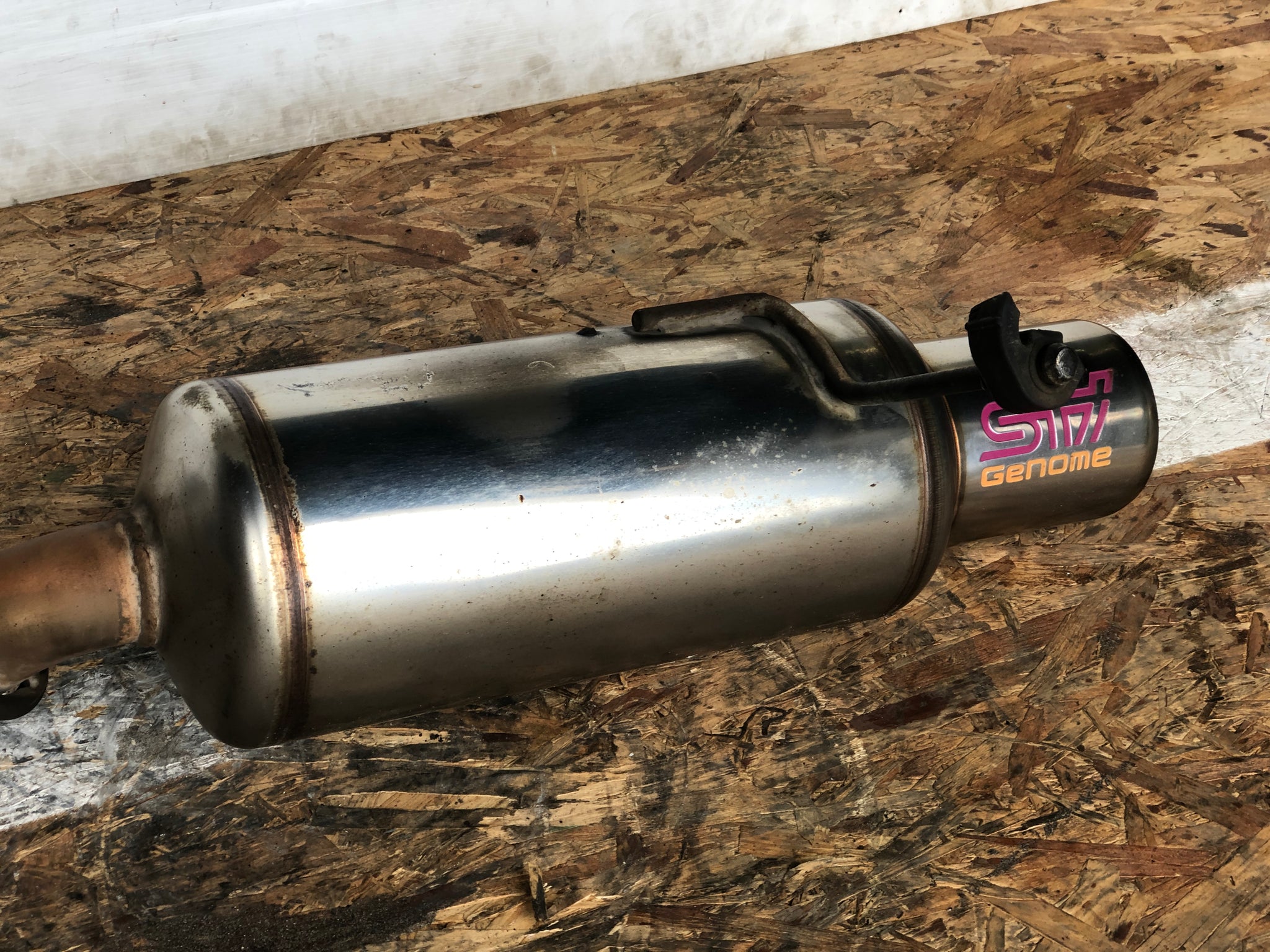 1502 JDM Subaru Impreza WRX STI OEM STi Genome Exhaust Muffler OEM