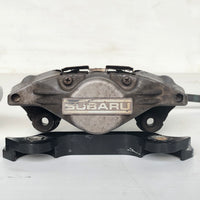 JDM Subaru Impreza WRX Rear Black 2 Pot Brake Calipers Mounting Bracket 1993-2007 OEM | Calipers | 2 pot, 2005, Forester, Impreza, Red Brake Calipers, STI, Subaru, WRX, wrx 2004, wrx 2005, WRX STI | 1441