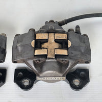 JDM Subaru Impreza WRX Rear Black 2 Pot Brake Calipers Mounting Bracket 1993-2007 OEM | Calipers | 2 pot, 2005, Forester, Impreza, Red Brake Calipers, STI, Subaru, WRX, wrx 2004, wrx 2005, WRX STI | 1441