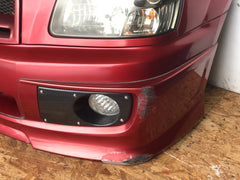 JDM SG5 03-05 Subaru Forester XT STi Front Clip with HID Headlights & Cross Sport Front Carbon Lip