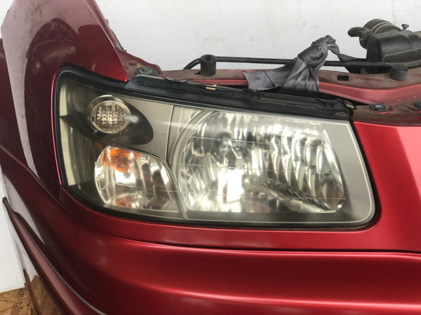 JDM SG5 03-05 Subaru Forester XT STi Front Clip with HID Headlights & Cross Sport Front Carbon Lip