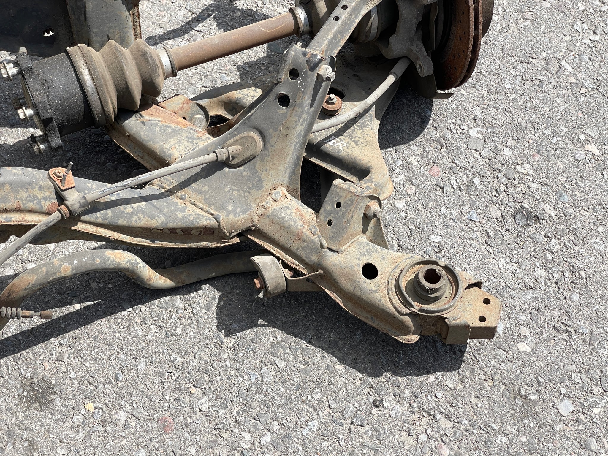 R32 Rear Subframe 1492 | Nissan Skyline GTR R32 Rear SubFrame With Suspension Parts ...